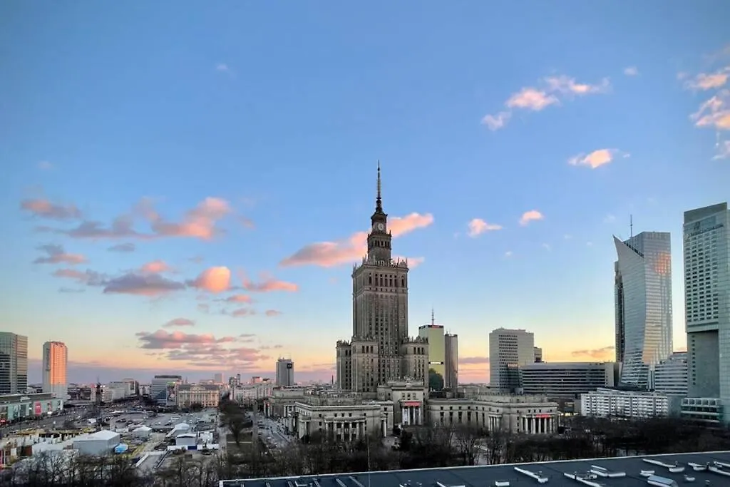 Super Apartament Brown 2X Metro Nowy Wifi Netflix Spotify Panorama Miasta 바르샤바