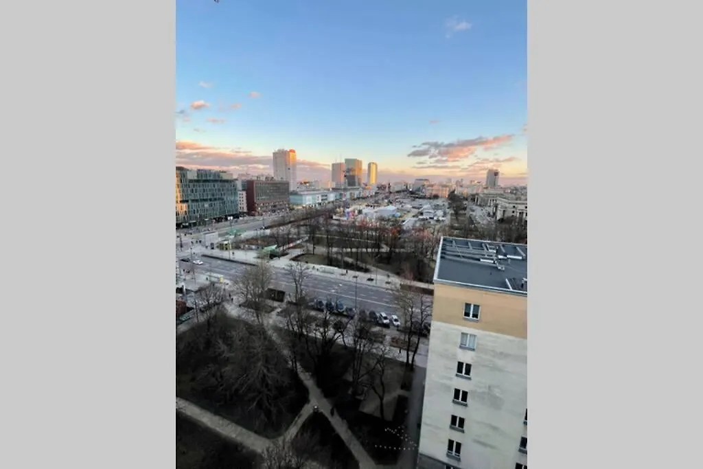 Super Apartament Brown 2X Metro Nowy Wifi Netflix Spotify Panorama Miasta 바르샤바 아파트