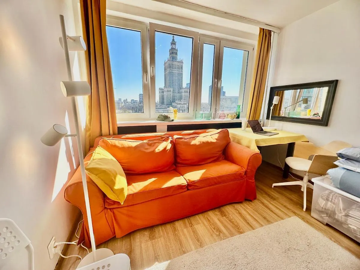 Super Apartament Brown 2X Metro Nowy Wifi Netflix Spotify Panorama Miasta 바르샤바