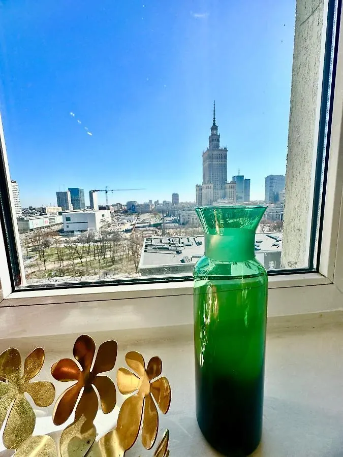 Super Apartament Brown 2X Metro Nowy Wifi Netflix Spotify Panorama Miasta 바르샤바 아파트