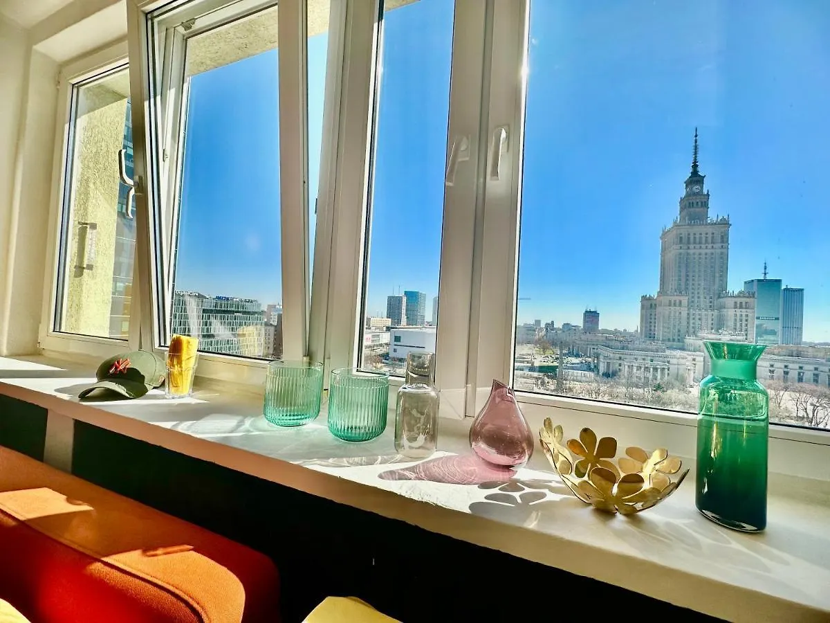 Super Apartament Brown 2X Metro Nowy Wifi Netflix Spotify Panorama Miasta 바르샤바